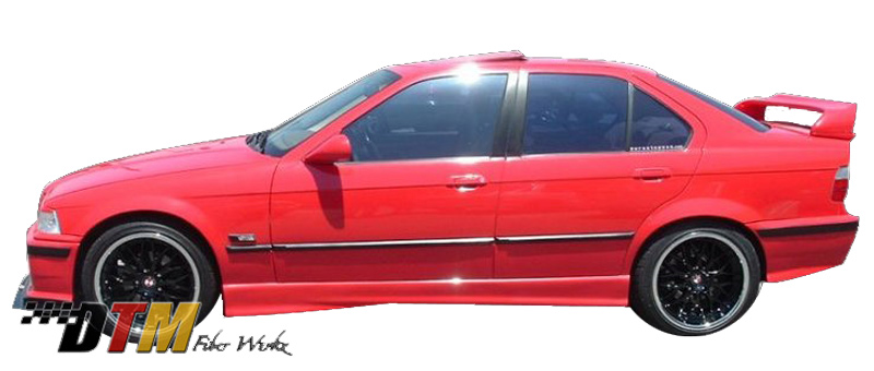 DTM Fiber Werkz RG Style Side Skirts for 1992 99 BMW 3 Series E36 FRP